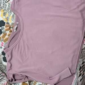 Athleta Gently Loved Super Soft Cropped short sleeve sweatshirt